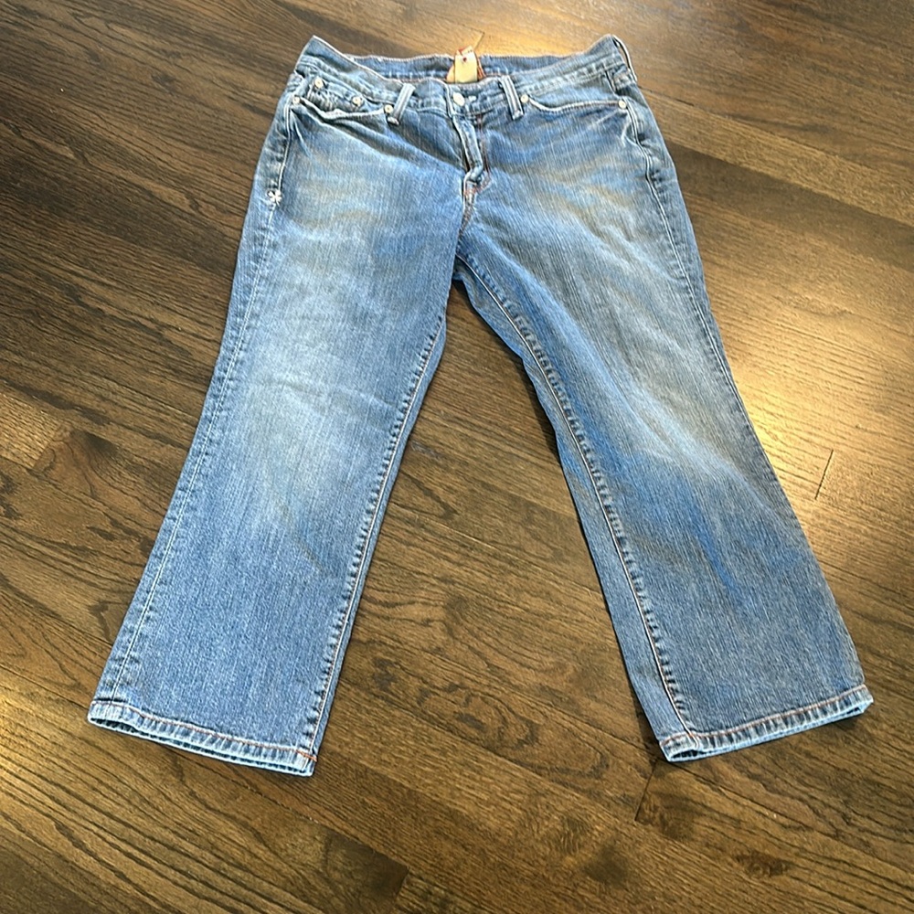 Lucky Brand Light Blue Cropped Jeans